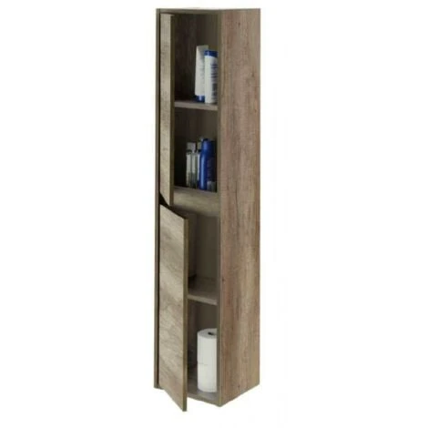 Colonne De Salle De Bains Suspendue 2 Portes Couleur Nordik Couleur 4 Colonne De Salle De Bains Suspendue 2 Portes Couleur Nordik Couleur – Image 2