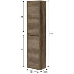 Colonne De Salle De Bains Suspendue 2 Portes Couleur Nordik Couleur 7 Colonne De Salle De Bains Suspendue 2 Portes Couleur Nordik Couleur -Songmics Soldes Magasin 12287033 3