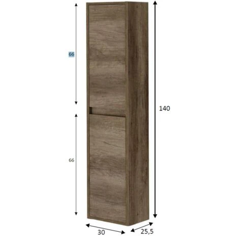 Colonne De Salle De Bains Suspendue 2 Portes Couleur Nordik Couleur 5 Colonne De Salle De Bains Suspendue 2 Portes Couleur Nordik Couleur – Image 3