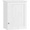 Meuble Haut De Salle De Bain- 1 Porte Placard Commode Meuble De Rangement Mural Armoire Suspendue, SoBuy® BZR19-W -Songmics Soldes Magasin 13730523 1