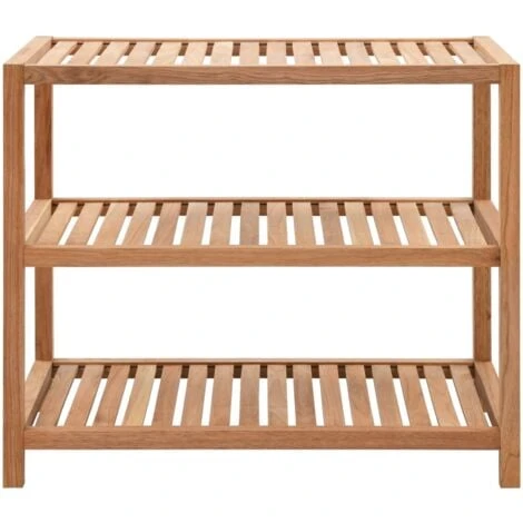 Étagère De Salle De Bain Bois De Noyer Massif 65 X 40 X 55 Cm VidaXL 4 Étagère De Salle De Bain Bois De Noyer Massif 65 X 40 X 55 Cm VidaXL – Image 2