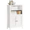 Meuble Bas De Salle De Bain Armoire Toilette Armoire Salle De Bain Buffet Commode Armoire De Rangement,SoBuy®BZR13-W -Songmics Soldes Magasin 14652022 1