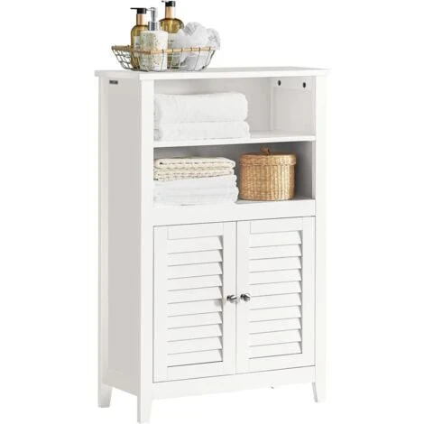 Meuble Bas De Salle De Bain Armoire Toilette Armoire Salle De Bain Buffet Commode Armoire De Rangement,SoBuy®BZR13-W 3 Meuble Bas De Salle De Bain Armoire Toilette Armoire Salle De Bain Buffet Commode Armoire De Rangement,SoBuy®BZR13-W