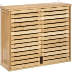 ATMOSPHERA Armoire De Toilette Bambou Sicela - 58 X H. 51 Cm - 58,5 X 20 X 51,5
