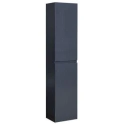 Colonne Salle De Bain Gris Anthracite Suspendue 140 Cm SORRENTO