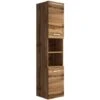 Armoire De Rangement Paso Hauteur 160 Cm Chene - Meuble De Rangement Haut Placard Armoire Colonne -Songmics Soldes Magasin 18789660 1