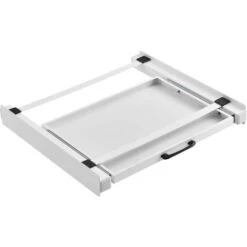 Kit De Superposition Avec Tablette Coulissante Pour Lave-Linge Sèche-Linge Standard Blanc [en.casa] -Songmics Soldes Magasin 22852233 3