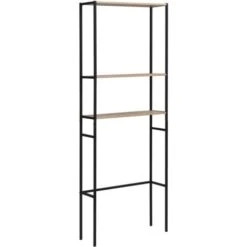 Étagère Pont WC Bois Et Métal SAO -Songmics Soldes Magasin 25668837 3