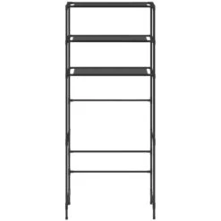 Support De Rangement Au-dessus Lave-linge 3 Niveaux 69x28x169cm -Songmics Soldes Magasin 26300065 3