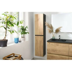 Colonne De Salle De Bain BOBOCHIC - Colonne De Salle De Bain 140 Cm KALEO Marron