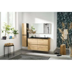 Colonne De Salle De Bain BOBOCHIC - Colonne De Salle De Bain 140 Cm KALEO Marron 9 Colonne De Salle De Bain BOBOCHIC - Colonne De Salle De Bain 140 Cm KALEO Marron -Songmics Soldes Magasin 30115574 3