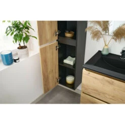 Colonne De Salle De Bain BOBOCHIC - Colonne De Salle De Bain 140 Cm KALEO Marron 10 Colonne De Salle De Bain BOBOCHIC - Colonne De Salle De Bain 140 Cm KALEO Marron -Songmics Soldes Magasin 30115574 4