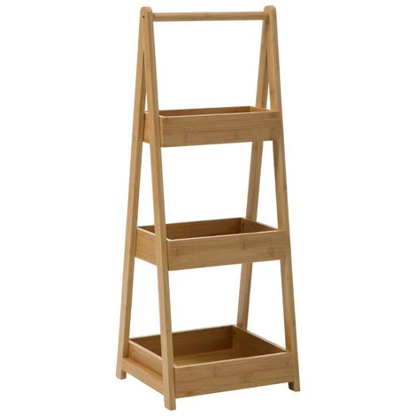 Desserte Bambou 3 Niveaux Green Harmony Five 3 Desserte Bambou 3 Niveaux Green Harmony Five