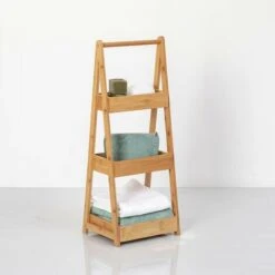 Desserte Bambou 3 Niveaux Green Harmony Five 6 Desserte Bambou 3 Niveaux Green Harmony Five -Songmics Soldes Magasin 30811820 2