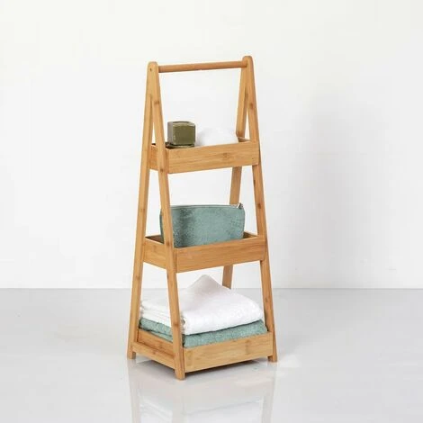 Desserte Bambou 3 Niveaux Green Harmony Five 4 Desserte Bambou 3 Niveaux Green Harmony Five – Image 2