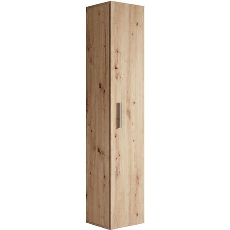 Armoire De Rangement De Pluto Hauteur 150cm Chene - Meuble De Rangement Haut Placard Armoire Colonne 3 Armoire De Rangement De Pluto Hauteur 150cm Chene - Meuble De Rangement Haut Placard Armoire Colonne