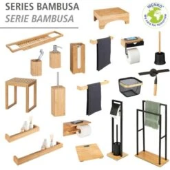 WENKO Marche Pied Salle De Bain Bambusa, Repose Pied Salle De Bain, Bois Bambou, 40x30x15 Cm, Marron 11 WENKO Marche Pied Salle De Bain Bambusa, Repose Pied Salle De Bain, Bois Bambou, 40x30x15 Cm, Marron -Songmics Soldes Magasin 34587162 5