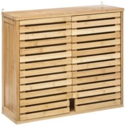 Meuble Haut 2 Portes Sicela 58cm Naturel