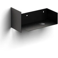 Clou Meuble Sous Lave-mains Avec Porte-serviette Pour Flush 3 Droite Noir