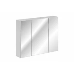 Armoire Miroir Mural - 100 X 16 X 75 Cm - Cuba White - Livraison Gratuite