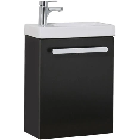 Meuble Lave-mains Noir Carbone NEVADA 4 Meuble Lave-mains Noir Carbone NEVADA – Image 2