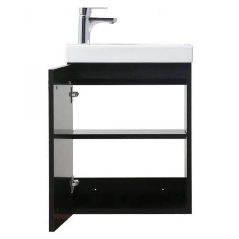 Meuble Lave-mains Noir Carbone NEVADA 5 Meuble Lave-mains Noir Carbone NEVADA – Image 3