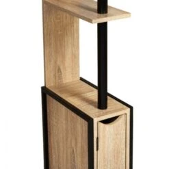 Meuble WC 2 Portes DETROIT Avec étagères Design Industriel -Songmics Soldes Magasin 48714006 3