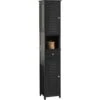 SoBuy FRG236-DG Meuble Rangement Salle De Bain Armoire Haute Meuble Colonne Placard De Rangement -Songmics Soldes Magasin 49880263 1