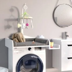 Plan à Langer Blanc Vicco 10 Plan à Langer Blanc Vicco -Songmics Soldes Magasin 52051237 4