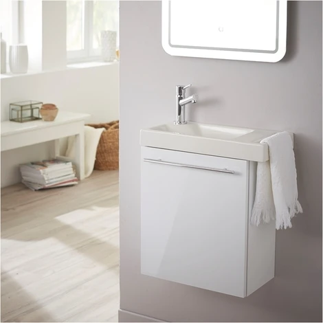 Pack Lave Mains Blanc + Lave Mains + Robinetterie Eau Froide 3 Pack Lave Mains Blanc + Lave Mains + Robinetterie Eau Froide