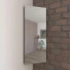 ARMOIRE MIROIR EN ACIER INOXYDABLE POUR COIN - 80x30x175