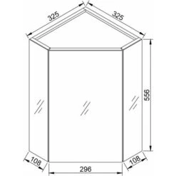 ALLIBERT Armoire De Toilette CORSA 31cm - 1 Porte Miroir 9 ALLIBERT Armoire De Toilette CORSA 31cm - 1 Porte Miroir -Songmics Soldes Magasin 53731835 4