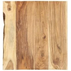 Hommoo Dessus De Meuble-lavabo De Salle De Bain Acacia 58x55x2,5 Cm