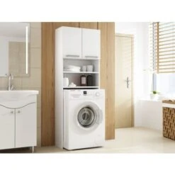 COMO - Meuble Pour Machine à Laver - 64x183x30cm - Rangement Espace Buanderie Lave Linge Salle De Bains - Style Moderne 7 COMO - Meuble Pour Machine à Laver - 64x183x30cm - Rangement Espace Buanderie Lave Linge Salle De Bains - Style Moderne -Songmics Soldes Magasin 57194856 3
