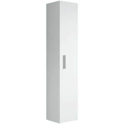 Armoire De Rangement De Pluto Hauteur 150cm Blanc - Meuble De Rangement Haut Placard Armoire Colonne