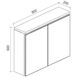 Meuble A Miroir Paso 80 X 60 Cm Blanc - Miroir Armoire Miroir Salle De Bains Verre Armoire De Rangement 9 Meuble A Miroir Paso 80 X 60 Cm Blanc - Miroir Armoire Miroir Salle De Bains Verre Armoire De Rangement -Songmics Soldes Magasin 6518690 4