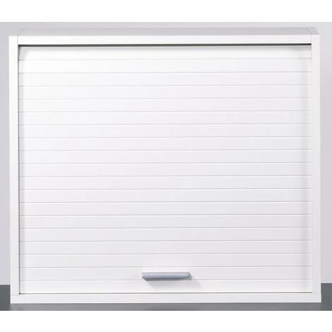 Rangement à Rideau Mural Blanc Cool L 60 X H 54 X P 25 Cm 5 Rangement à Rideau Mural Blanc Cool L 60 X H 54 X P 25 Cm – Image 3