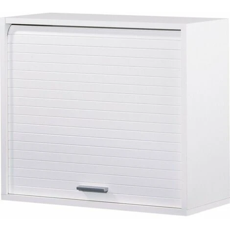 Rangement à Rideau Mural Blanc Cool L 60 X H 54 X P 25 Cm 7 Rangement à Rideau Mural Blanc Cool L 60 X H 54 X P 25 Cm – Image 5