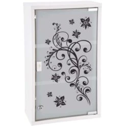 Armoire à Pharmacie | Armoire De Rangement 30 X 15 X 50 Cm Acier Inoxydable 92989 -Songmics Soldes Magasin 74478398 2