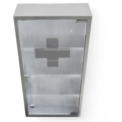 Jago® Armoire à Pharmacie Murale - 3 Étagères, 4 Compartiments, Serrure, 2 Clés, 30x12x60cm, Acier Inoxydable - Meuble à Pharmacie, Armoire Médicaments, Premiers Secours, Salle De Bain 8 Jago® Armoire à Pharmacie Murale - 3 Étagères, 4 Compartiments, Serrure, 2 Clés, 30x12x60cm, Acier Inoxydable - Meuble à Pharmacie, Armoire Médicaments, Premiers Secours, Salle De Bain -Songmics Soldes Magasin 74549079 2