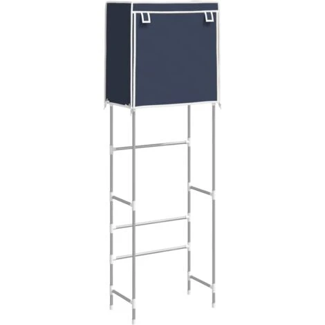 Support De Rangement 2 Niveaux Sur Toilette Bleu 56x30x170 Cm VidaXL 3 Support De Rangement 2 Niveaux Sur Toilette Bleu 56x30x170 Cm VidaXL