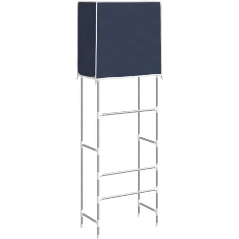 Support De Rangement 2 Niveaux Sur Toilette Bleu 56x30x170 Cm VidaXL 7 Support De Rangement 2 Niveaux Sur Toilette Bleu 56x30x170 Cm VidaXL – Image 5
