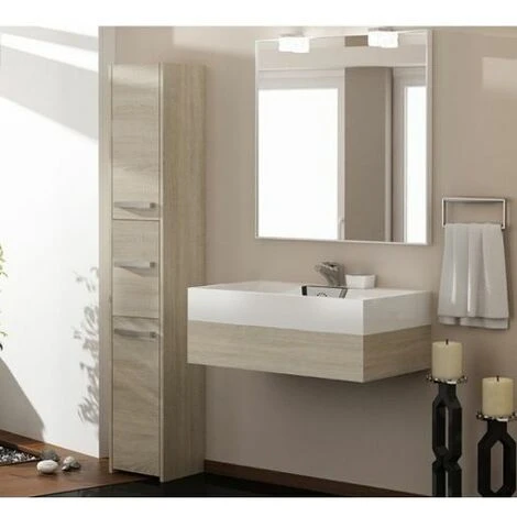 VERONA Colonne De Salle De Bain 30x30x170 Meuble De Rangement Salle De Bain Armoire Toilette 5 VERONA Colonne De Salle De Bain 30x30x170 Meuble De Rangement Salle De Bain Armoire Toilette – Image 3