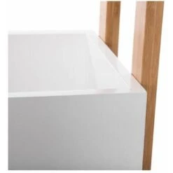 Desserte 3 étages - 38 X 20 X 80 Cm - Bois - Livraison Gratuite -Songmics Soldes Magasin 7944296 2