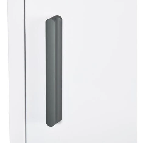 Armoire à Pharmacie 2 étagères 3 Niveaux Dim. 30L X 12l X 60H Cm Logo Croix Transparent Acier Blanc 7 Armoire à Pharmacie 2 étagères 3 Niveaux Dim. 30L X 12l X 60H Cm Logo Croix Transparent Acier Blanc – Image 5