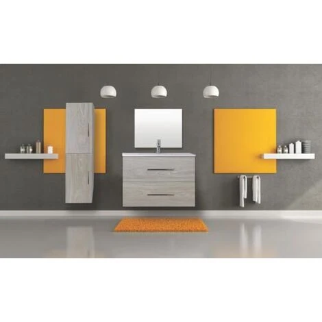 Colonne à Suspendre TANARO - 30cm - Bois - Mélaminé - Livré En Kit- One Pack 4 Colonne à Suspendre TANARO - 30cm - Bois - Mélaminé - Livré En Kit- One Pack – Image 2