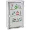 Nova 30x15x50 Cm Dans Une Armoire à Pharmacie En Acier Avec Porte Décorée -Songmics Soldes Magasin 94030597 1